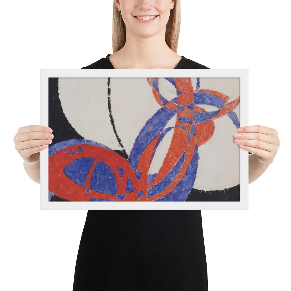 Replica of Fugue in Two Colors Amorpha, 1912 by Frantisek Kupka, Framed poster