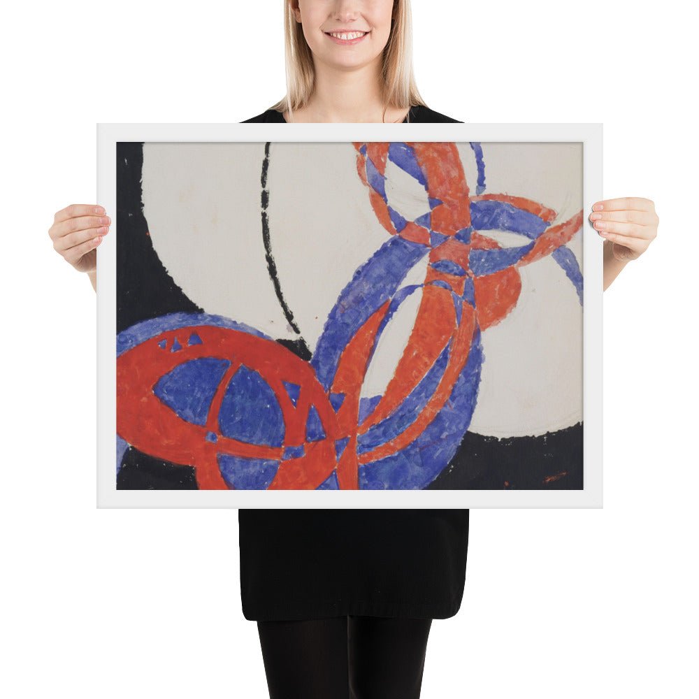 Replica of Fugue in Two Colors Amorpha, 1912 by Frantisek Kupka, Framed poster