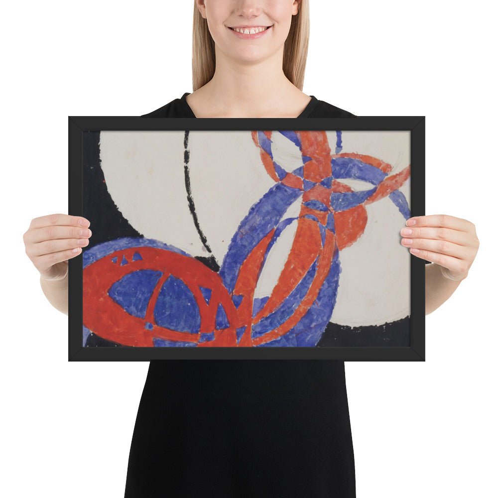Replica of Fugue in Two Colors Amorpha, 1912 by Frantisek Kupka, Framed poster