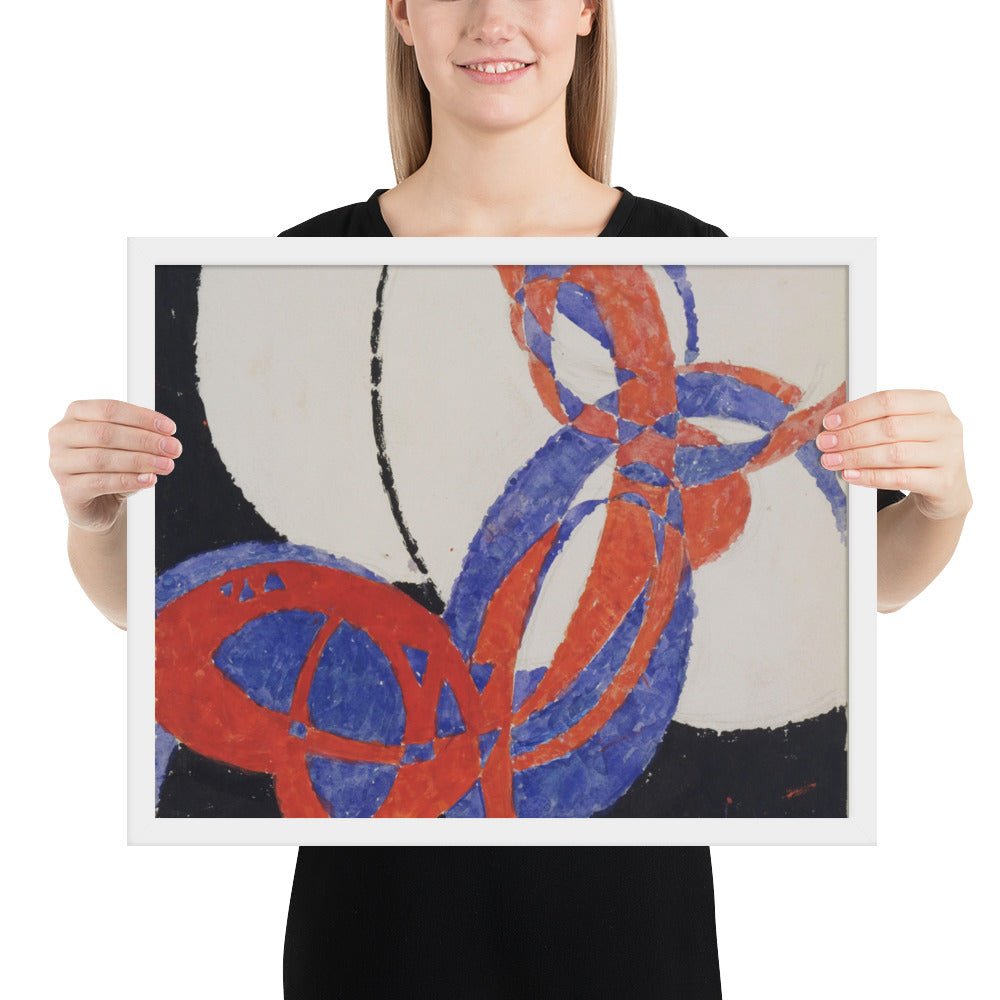 Replica of Fugue in Two Colors Amorpha, 1912 by Frantisek Kupka, Framed poster
