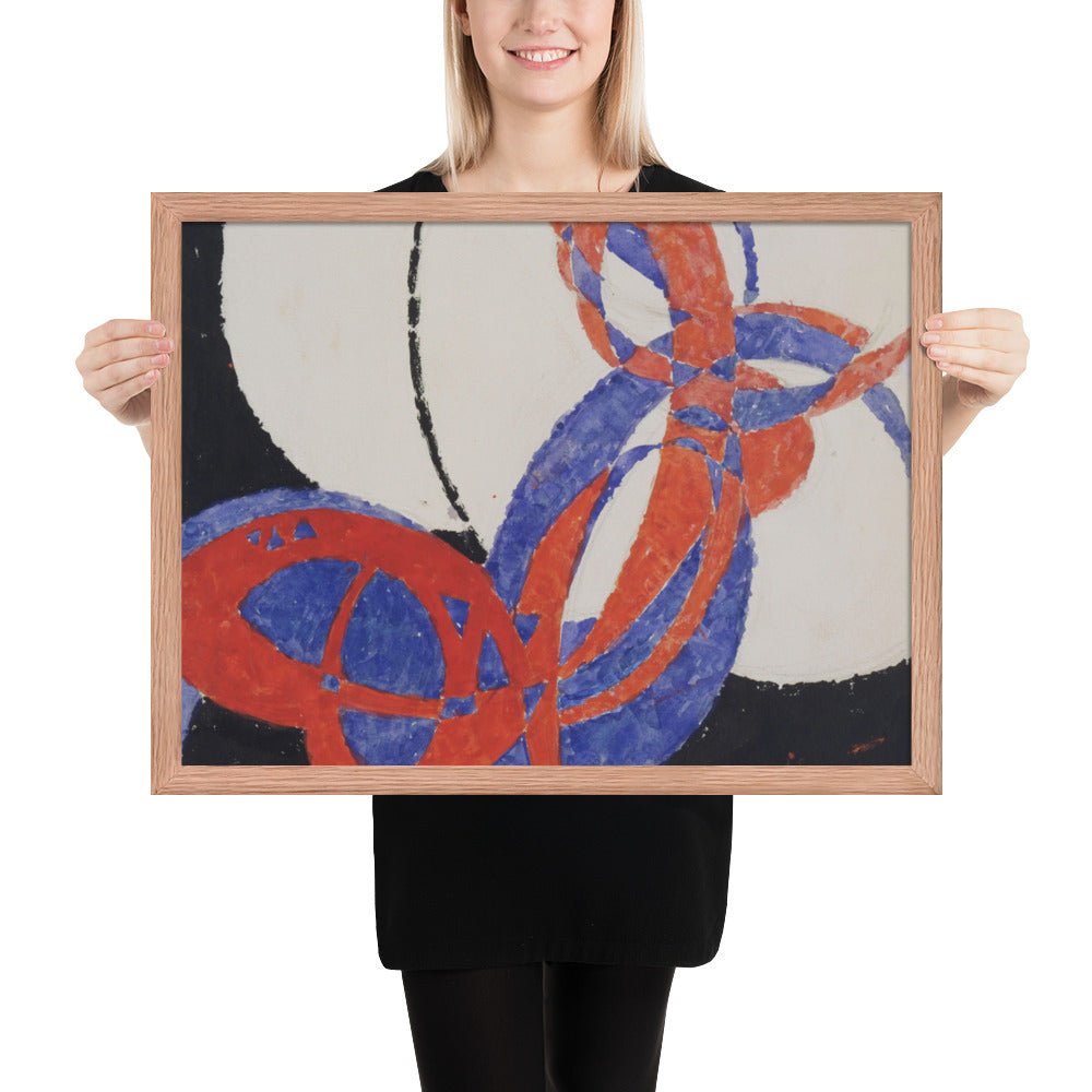 Replica of Fugue in Two Colors Amorpha, 1912 by Frantisek Kupka, Framed poster