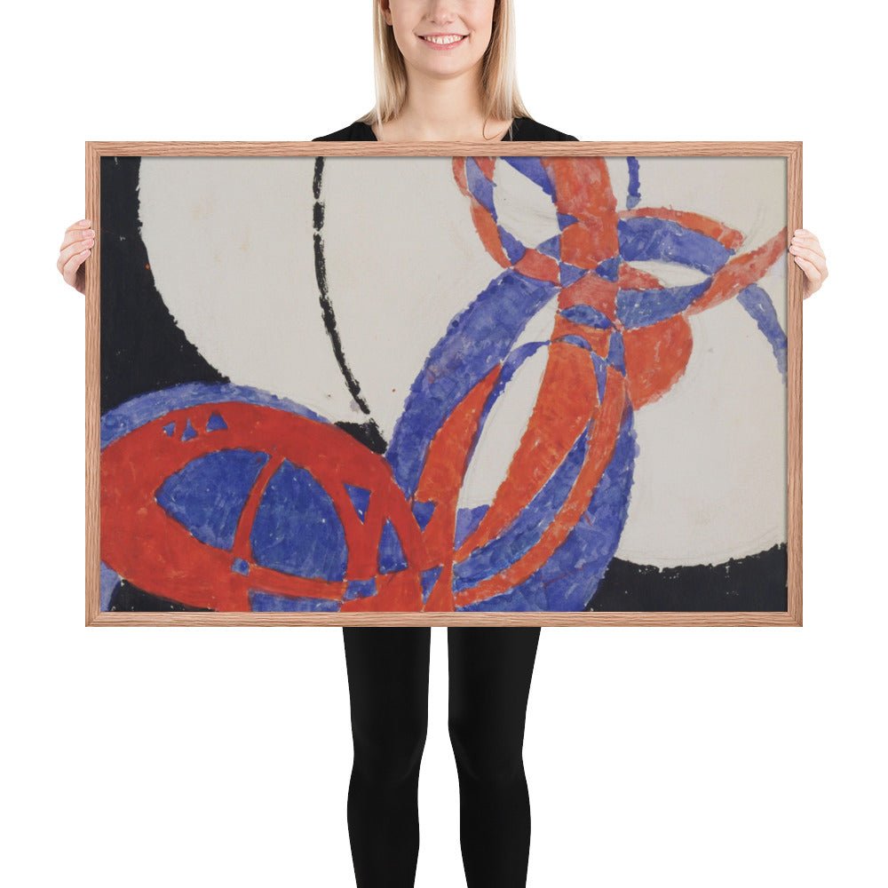 Replica of Fugue in Two Colors Amorpha, 1912 by Frantisek Kupka, Framed poster