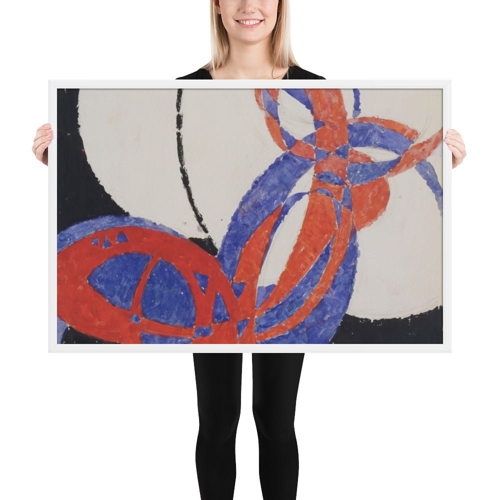 Replica of Fugue in Two Colors Amorpha, 1912 by Frantisek Kupka, Framed poster