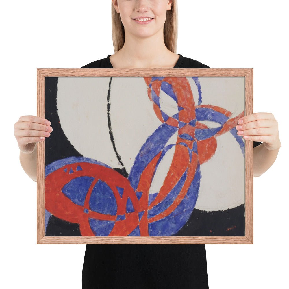 Replica of Fugue in Two Colors Amorpha, 1912 by Frantisek Kupka, Framed poster