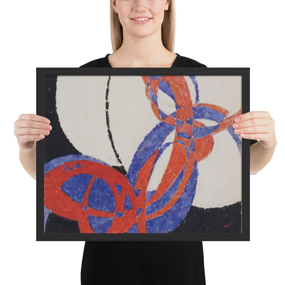 Replica of Fugue in Two Colors Amorpha, 1912 by Frantisek Kupka, Framed poster