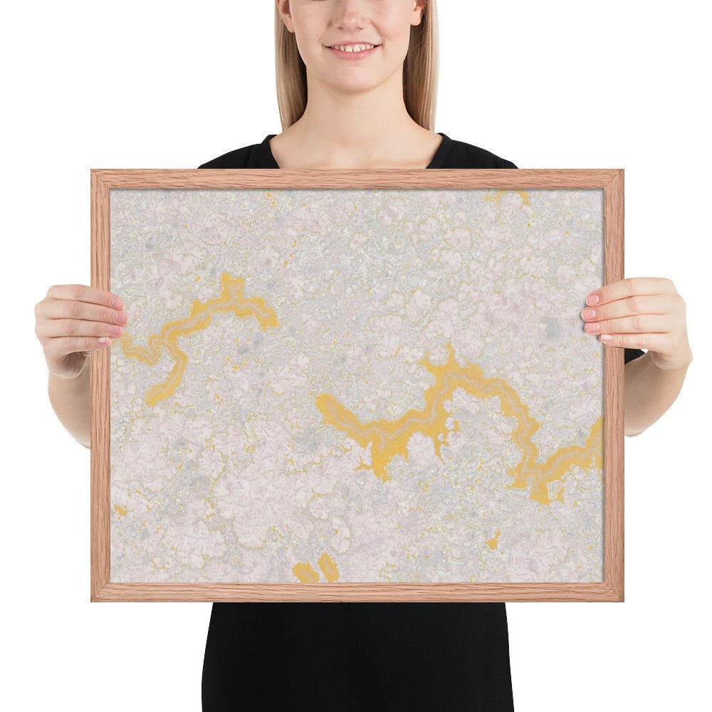 Resource Allocation by Daniel Zeller, Framed poster