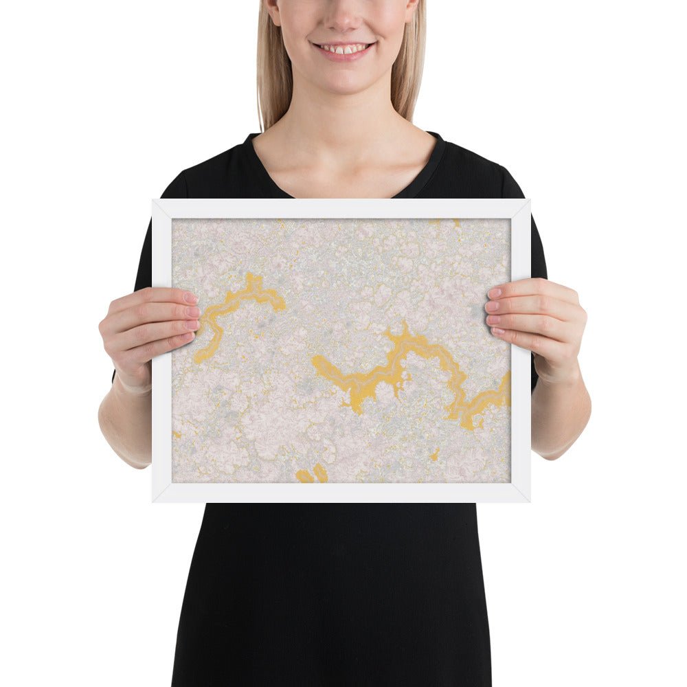Resource Allocation by Daniel Zeller, Framed poster