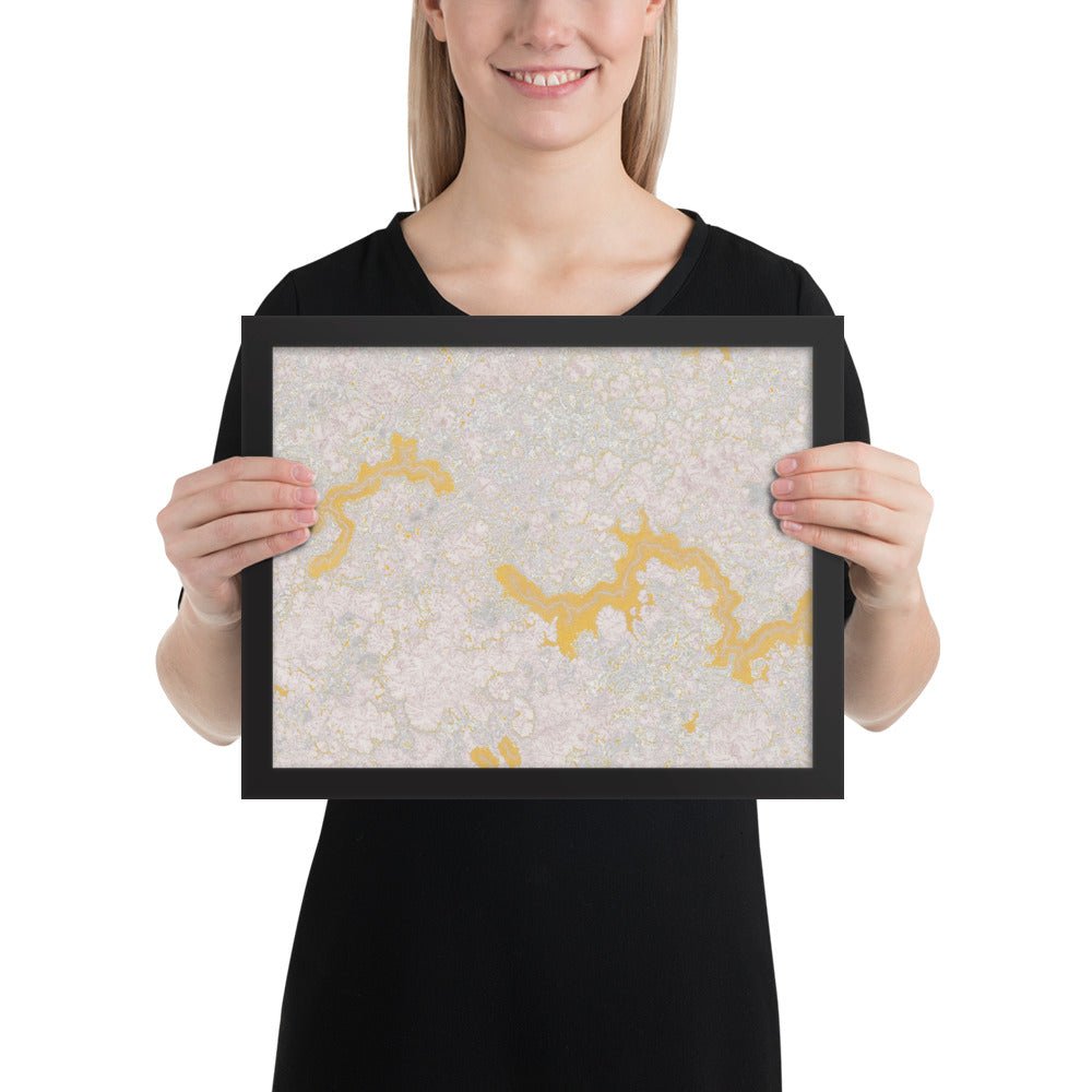Resource Allocation by Daniel Zeller, Framed poster