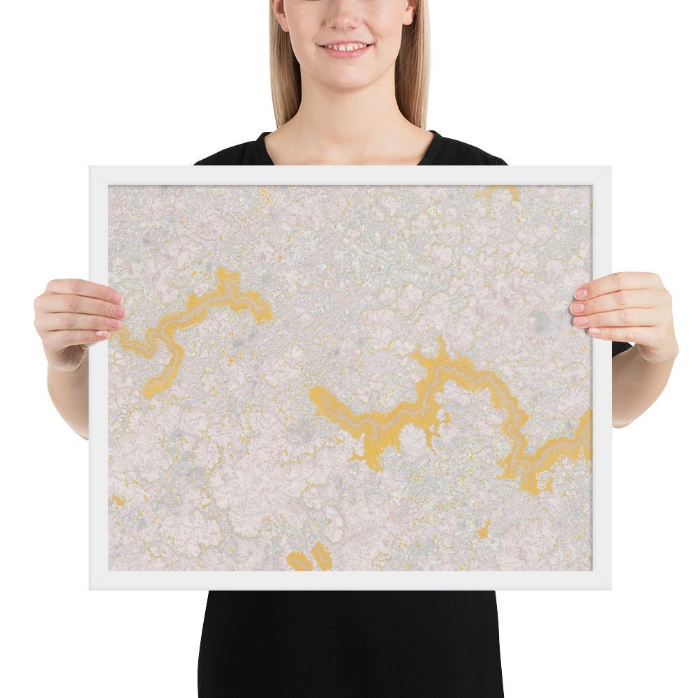 Resource Allocation by Daniel Zeller, Framed poster