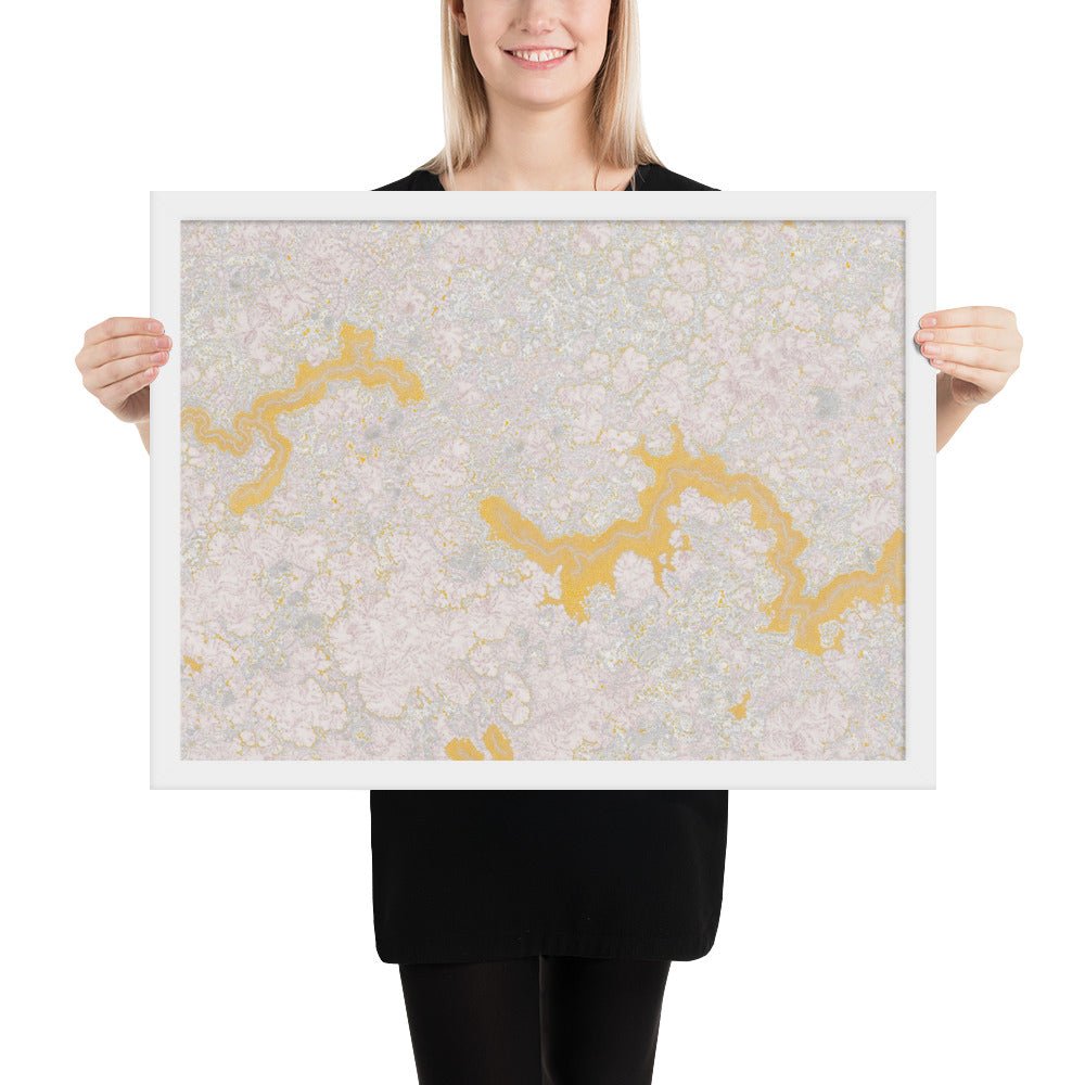 Resource Allocation by Daniel Zeller, Framed poster