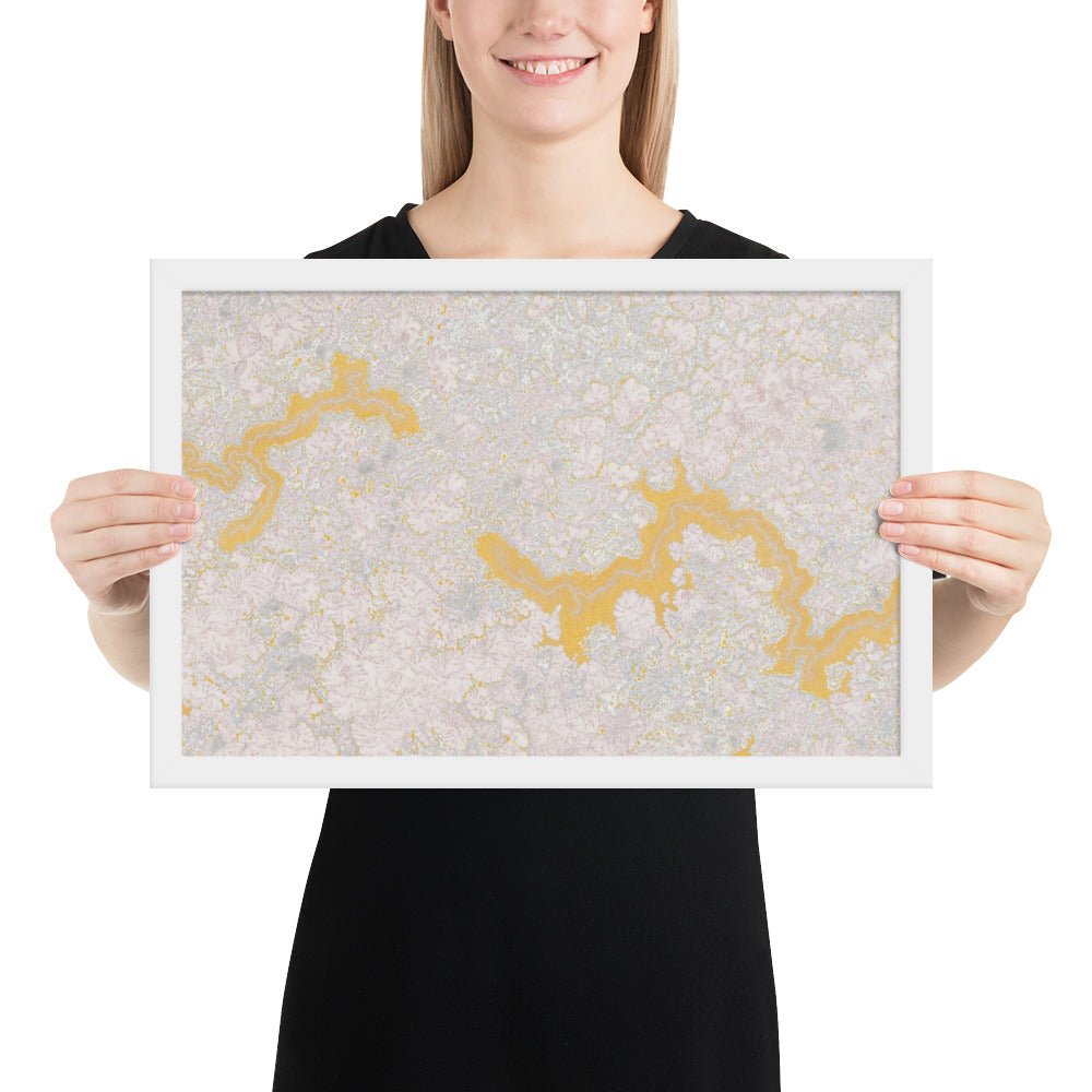 Resource Allocation by Daniel Zeller, Framed poster