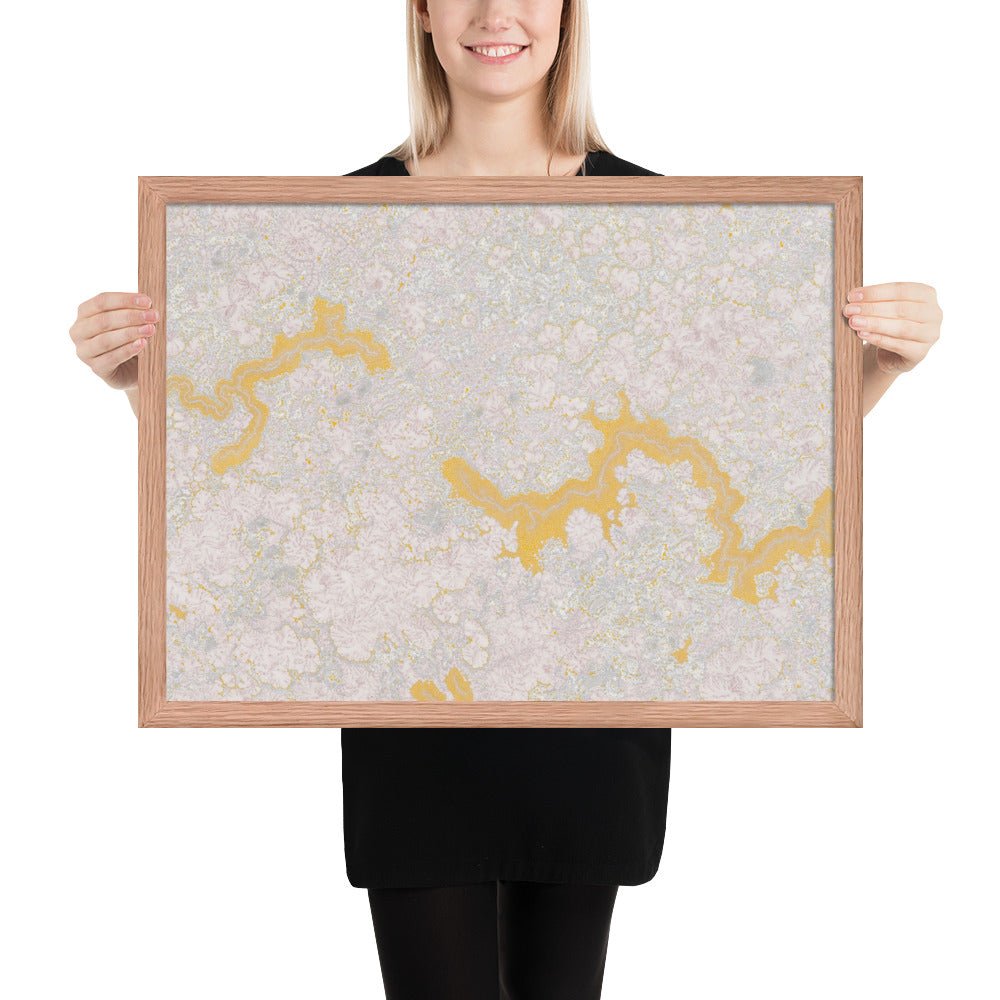 Resource Allocation by Daniel Zeller, Framed poster