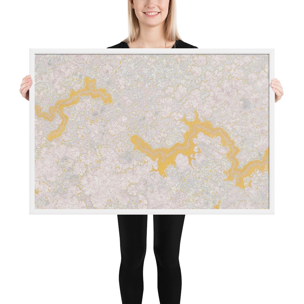 Resource Allocation by Daniel Zeller, Framed poster
