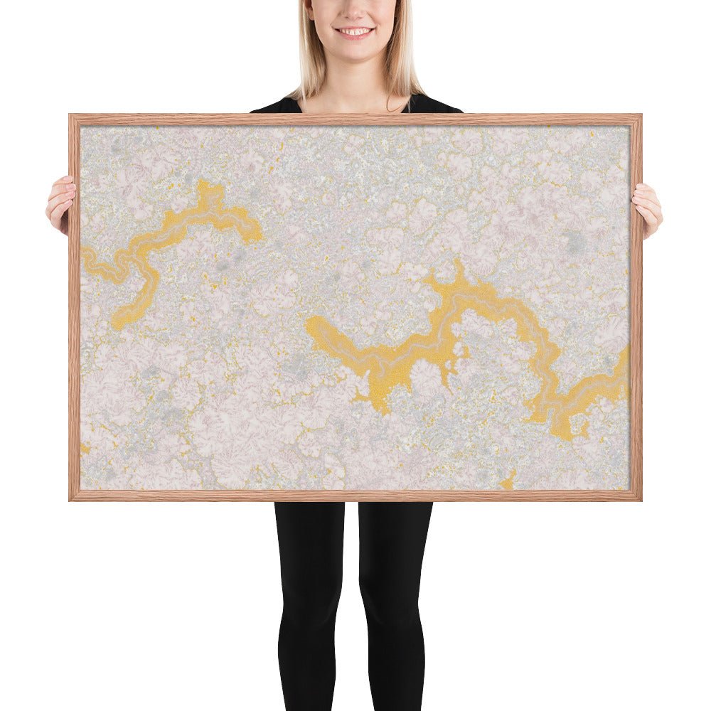 Resource Allocation by Daniel Zeller, Framed poster