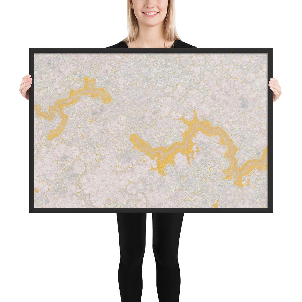 Resource Allocation by Daniel Zeller, Framed poster
