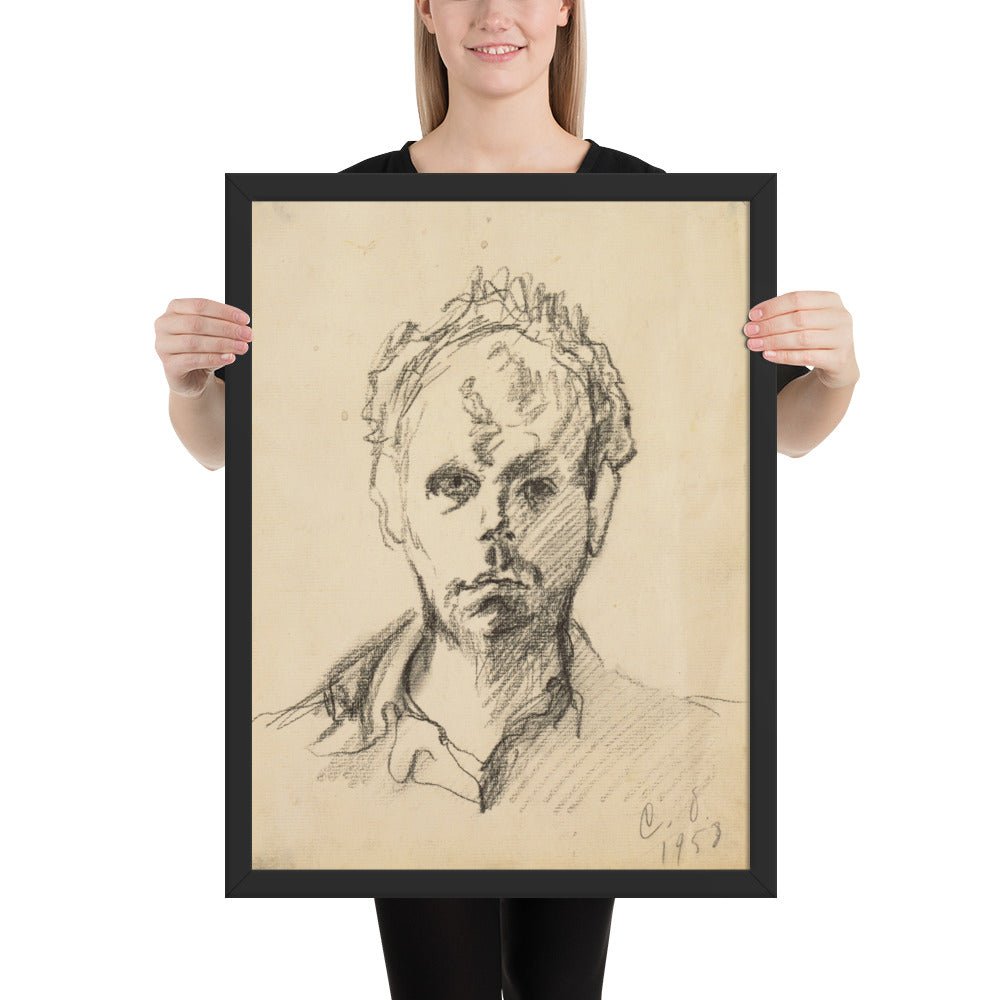 Self Portrait by Claes Oldenburg, Framed poster
