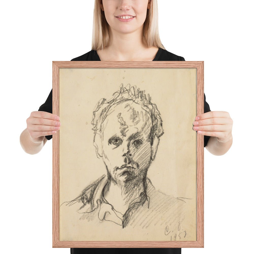 Self Portrait by Claes Oldenburg, Framed poster