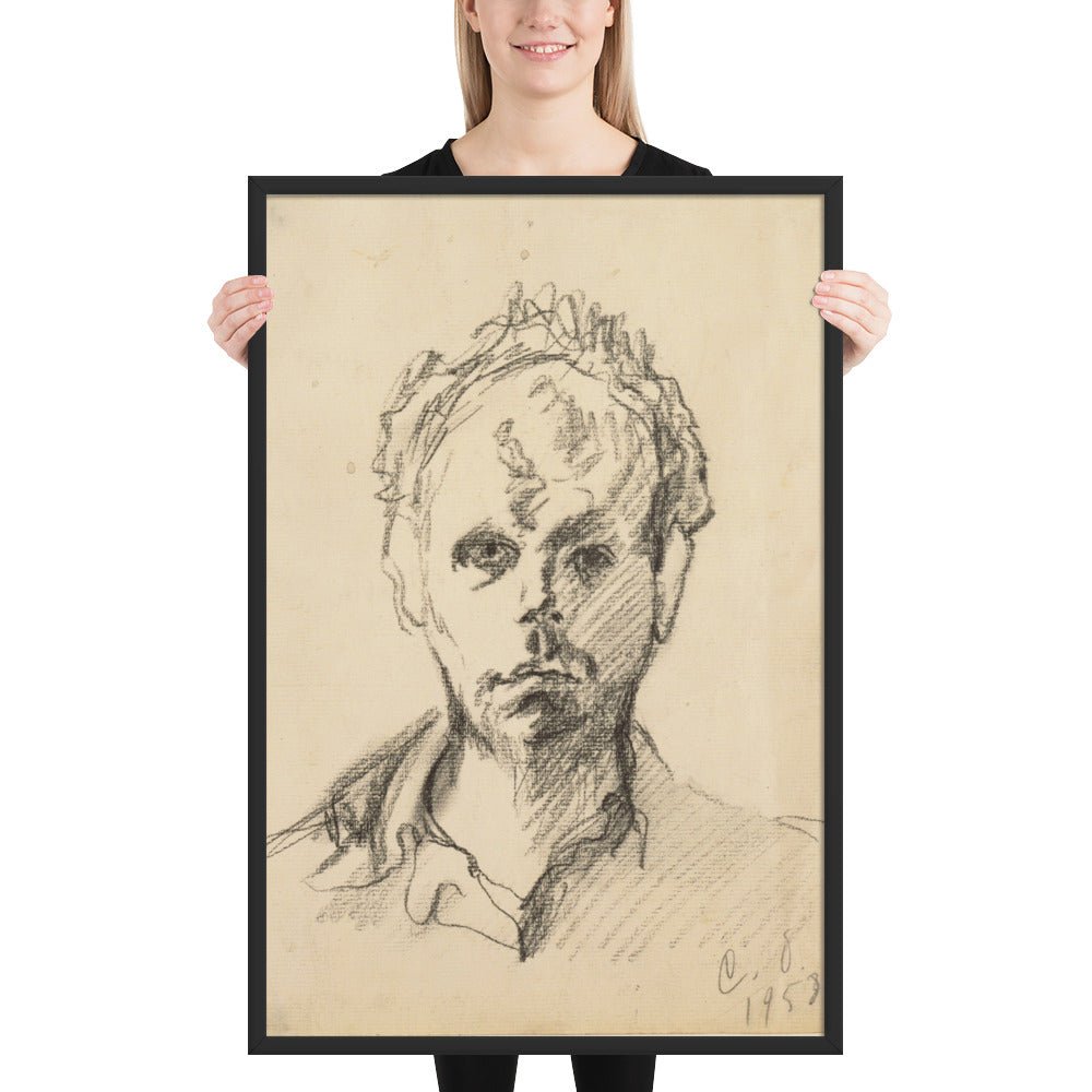 Self Portrait by Claes Oldenburg, Framed poster