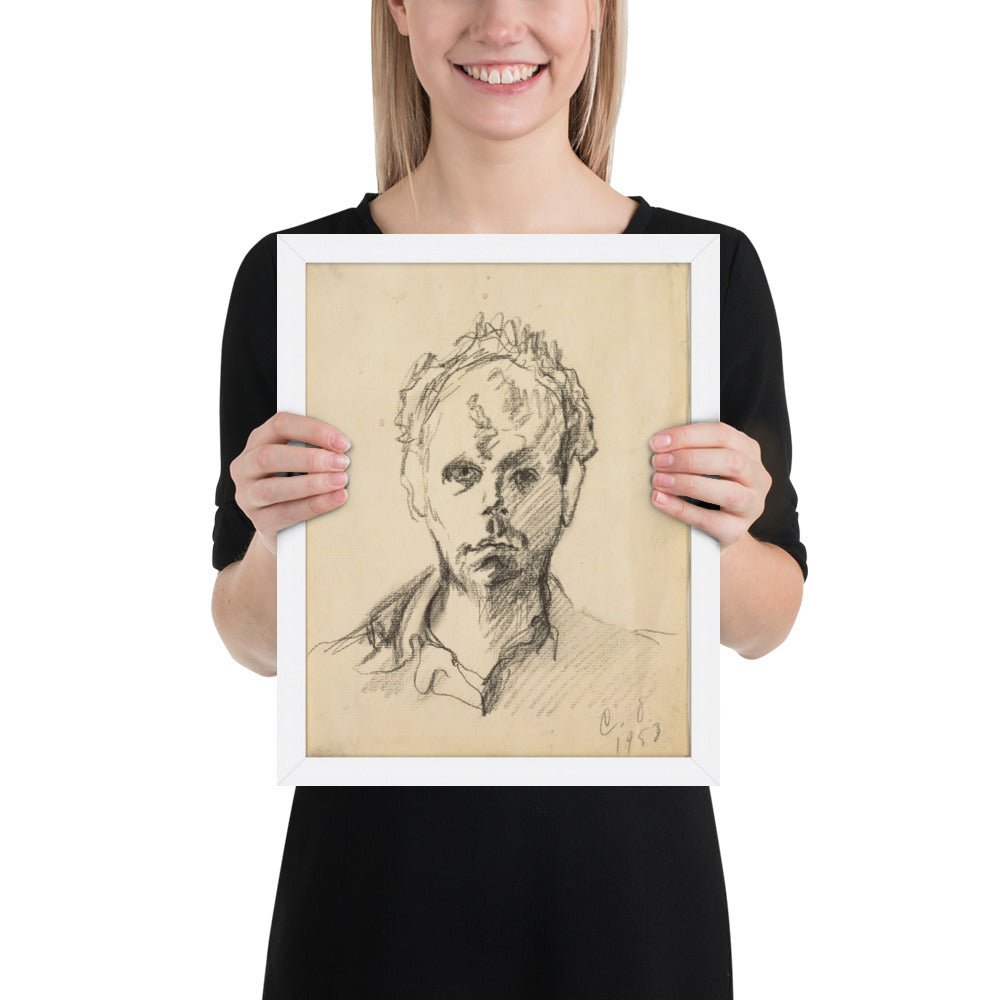 Self Portrait by Claes Oldenburg, Framed poster