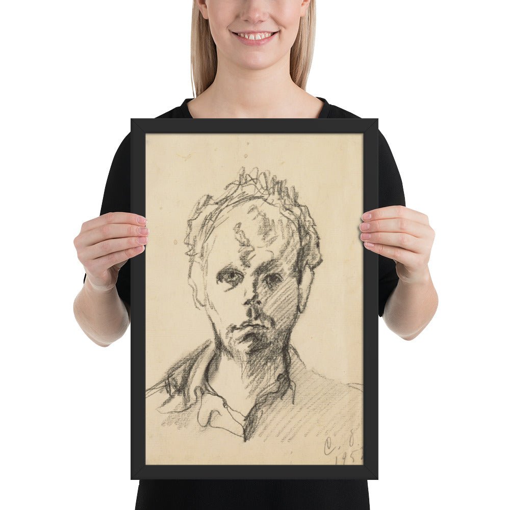 Self Portrait by Claes Oldenburg, Framed poster