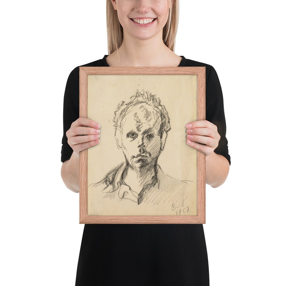 Self Portrait by Claes Oldenburg, Framed poster