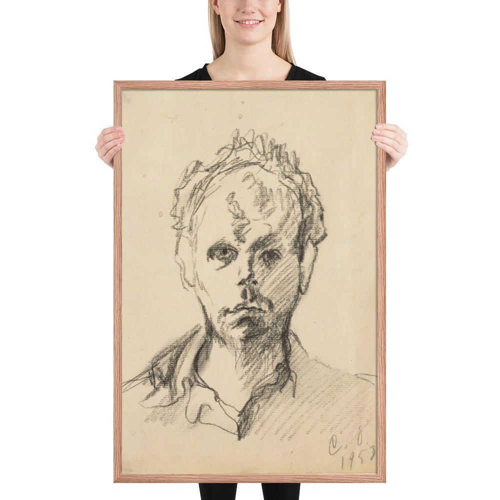 Self Portrait by Claes Oldenburg, Framed poster