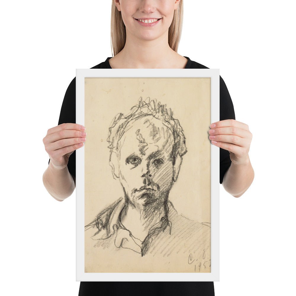 Self Portrait by Claes Oldenburg, Framed poster