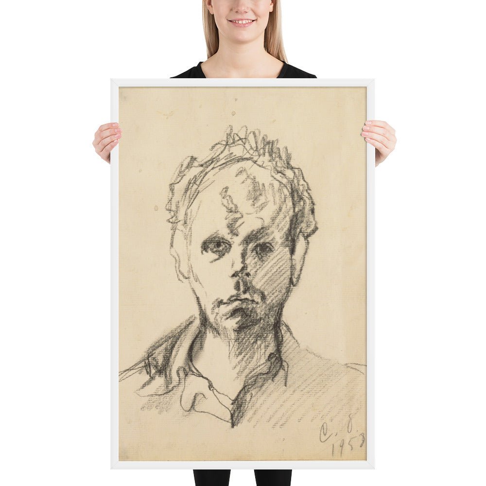 Self Portrait by Claes Oldenburg, Framed poster