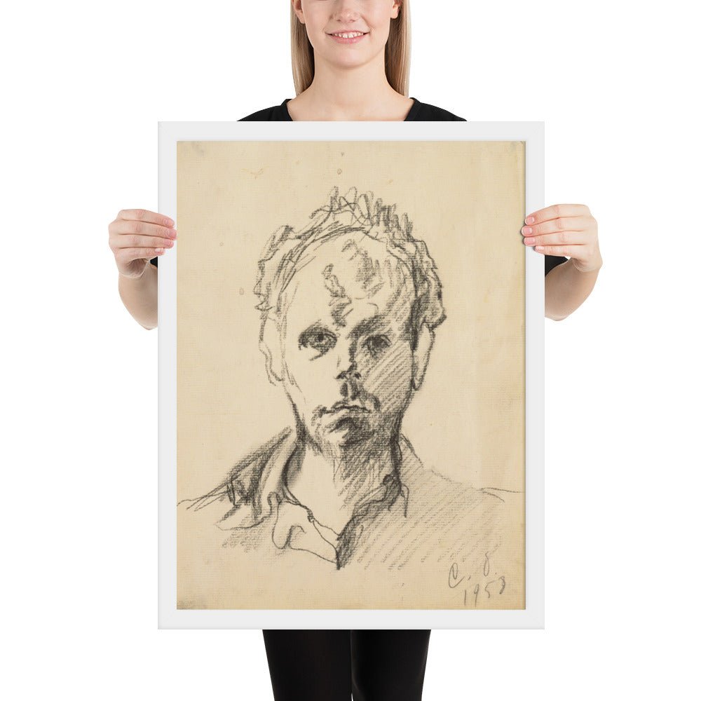 Self Portrait by Claes Oldenburg, Framed poster