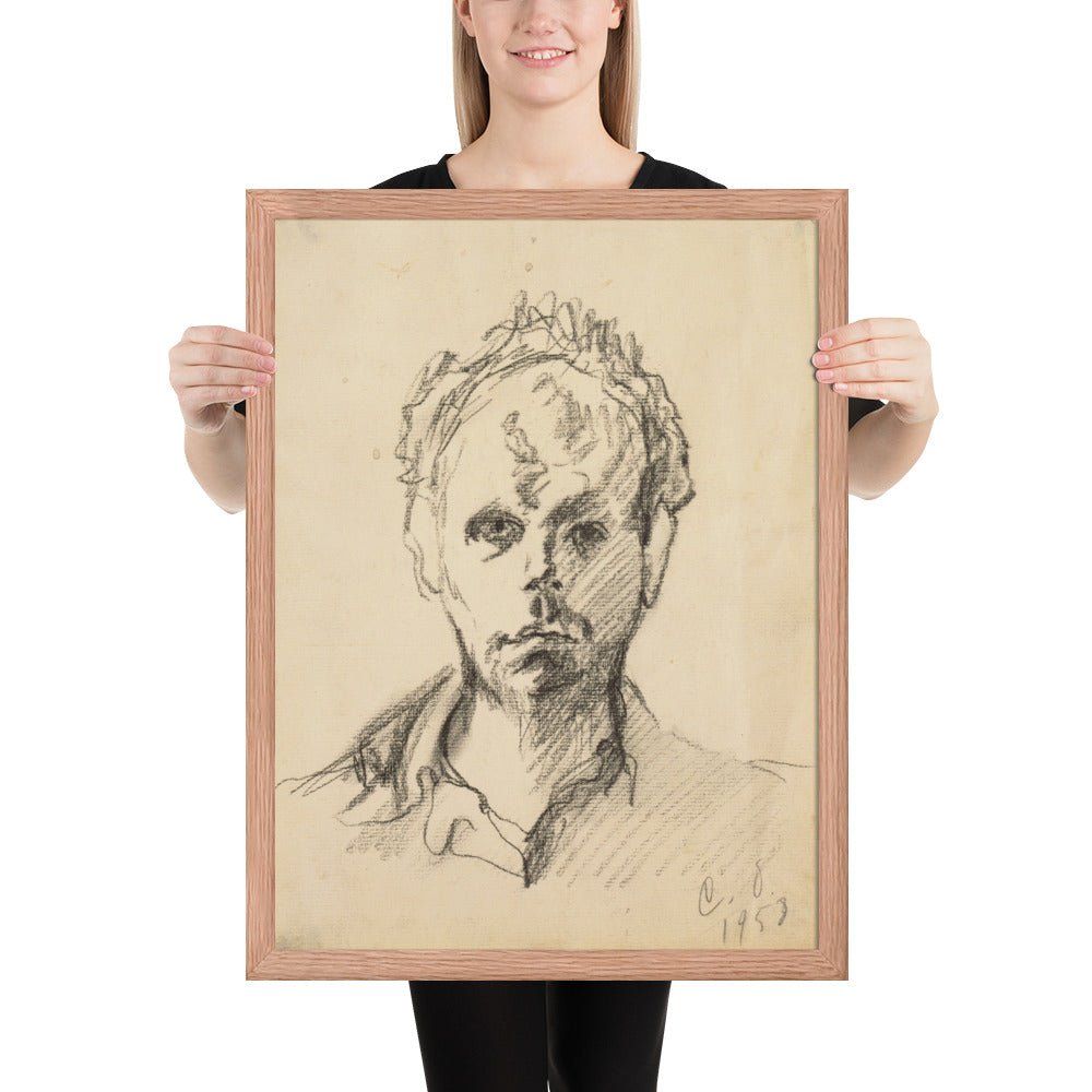 Self Portrait by Claes Oldenburg, Framed poster