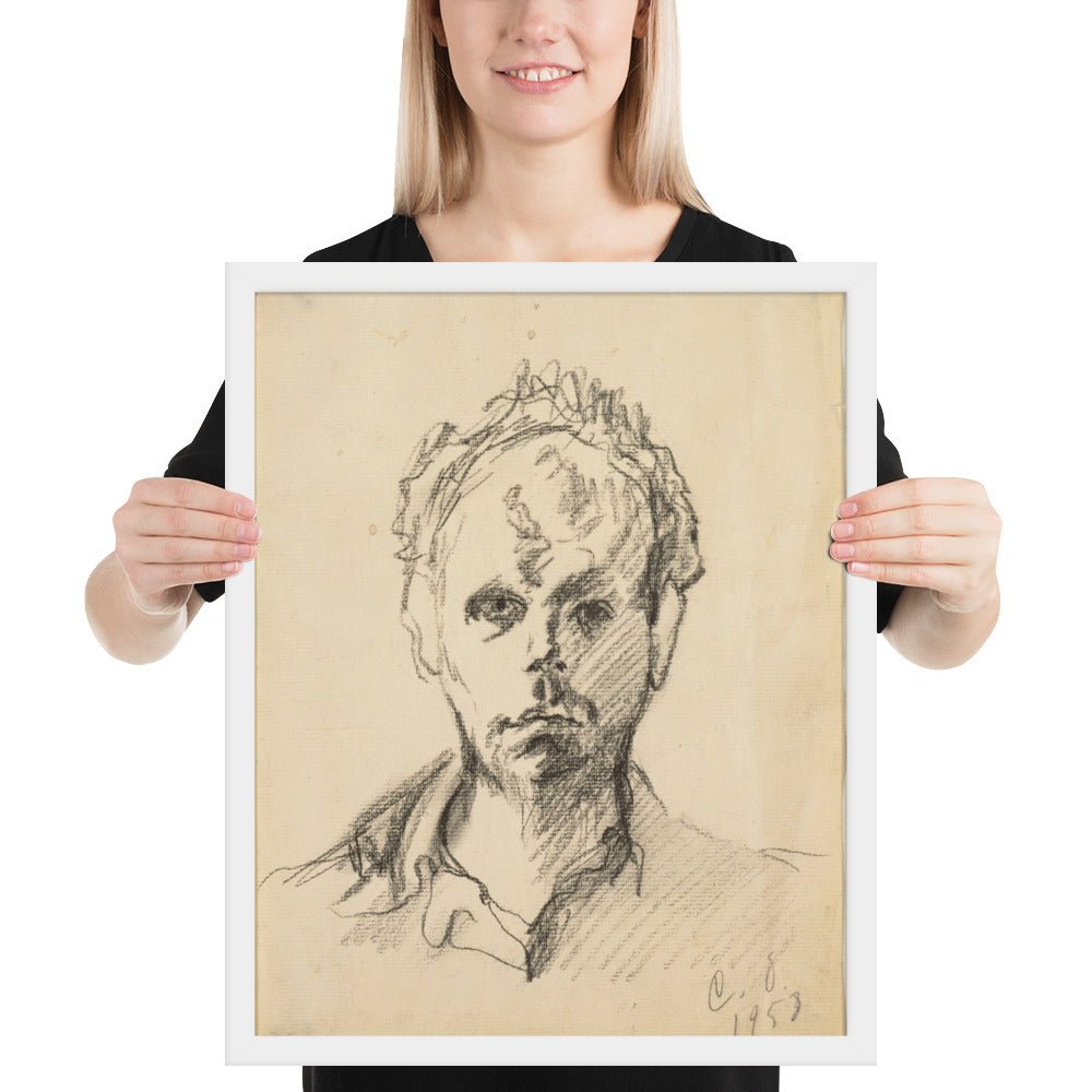 Self Portrait by Claes Oldenburg, Framed poster