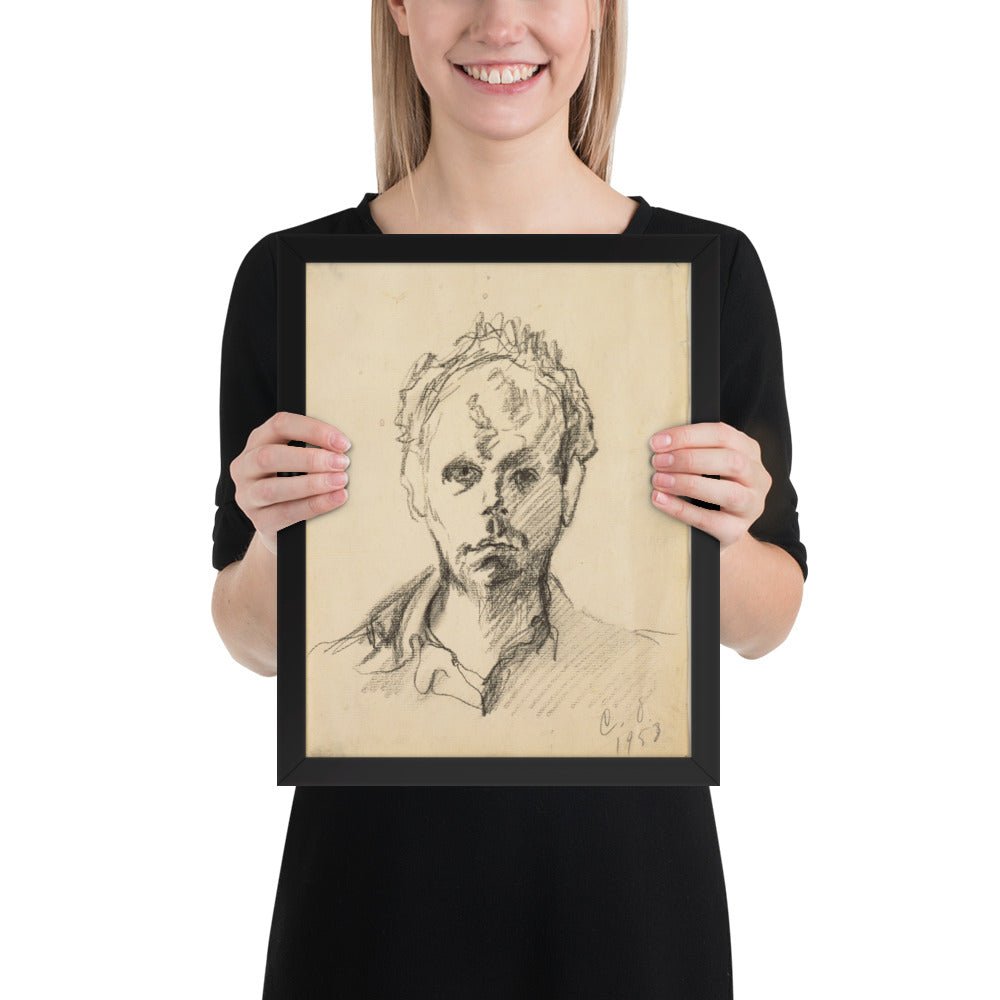 Self Portrait by Claes Oldenburg, Framed poster
