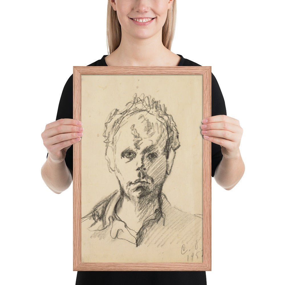 Self Portrait by Claes Oldenburg, Framed poster