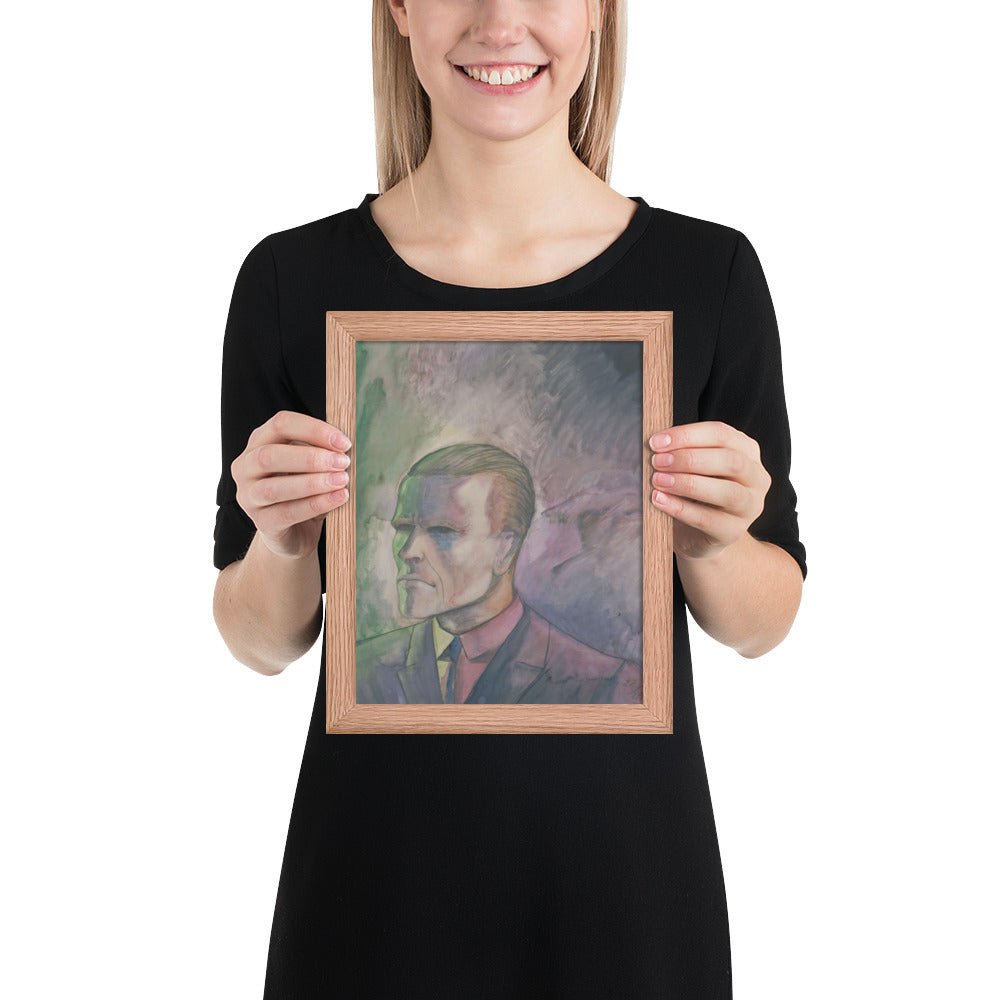 Self-Portrait by Otto Dix, Framed poster