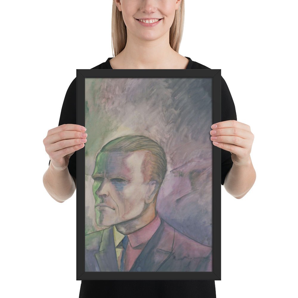 Self-Portrait by Otto Dix, Framed poster