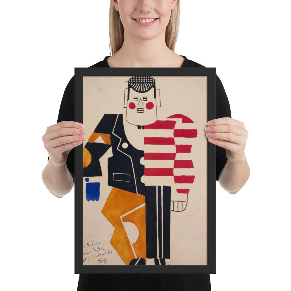 Skating Rink Design for Costume for the Ballet Suédois, Paris, 1922 by Fernand Léger, Framed poster