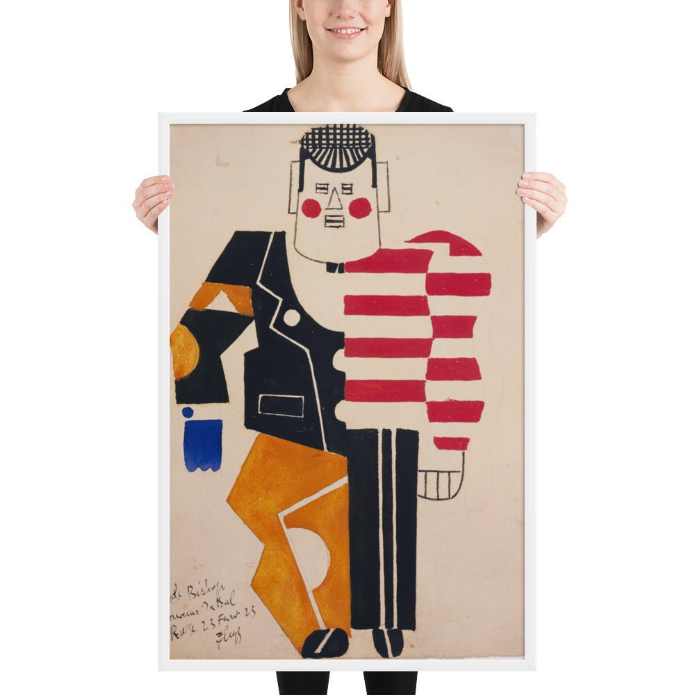Skating Rink Design for Costume for the Ballet Suédois, Paris, 1922 by Fernand Léger, Framed poster