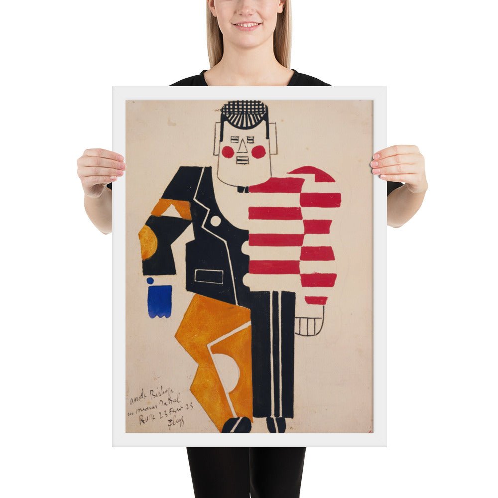 Skating Rink Design for Costume for the Ballet Suédois, Paris, 1922 by Fernand Léger, Framed poster