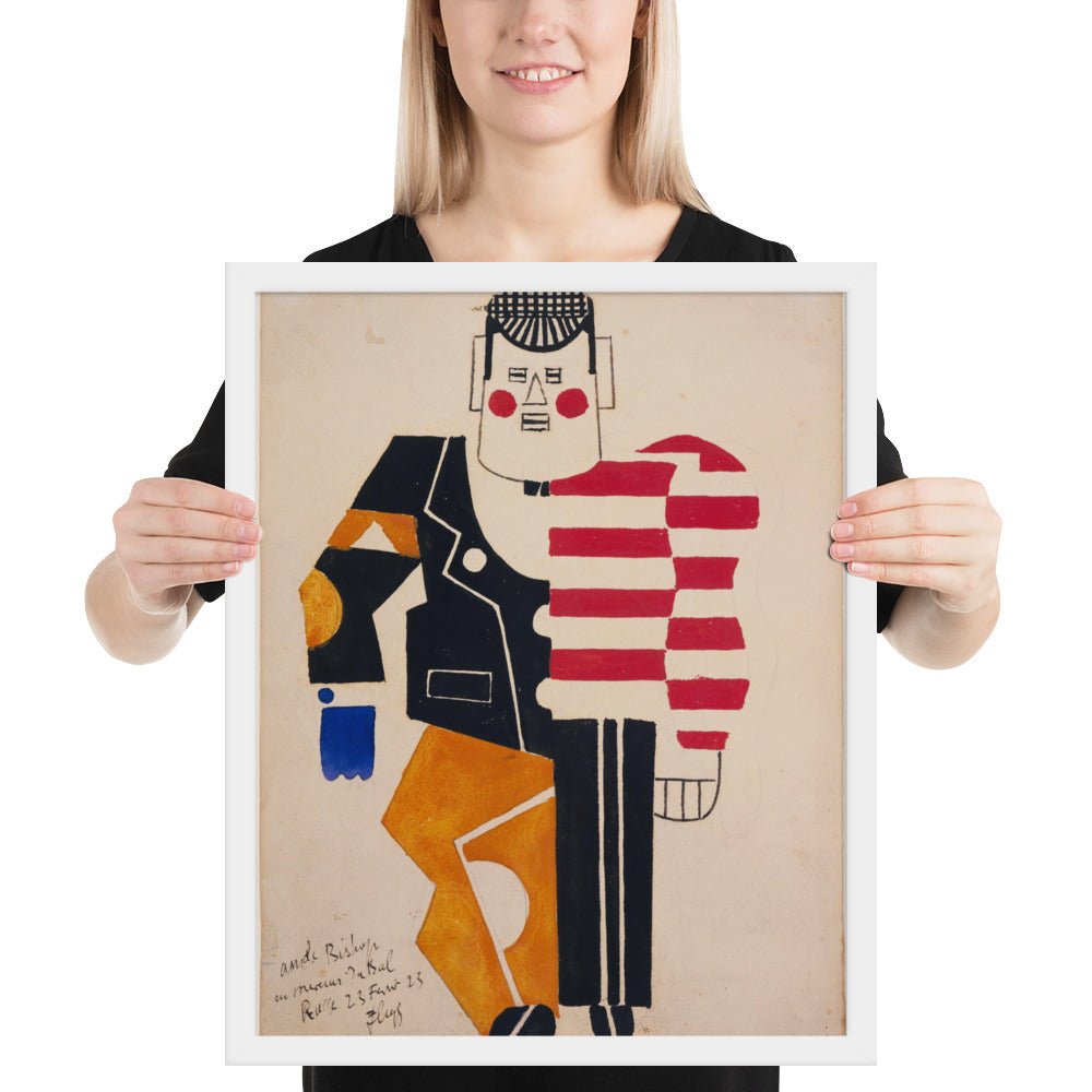 Skating Rink Design for Costume for the Ballet Suédois, Paris, 1922 by Fernand Léger, Framed poster