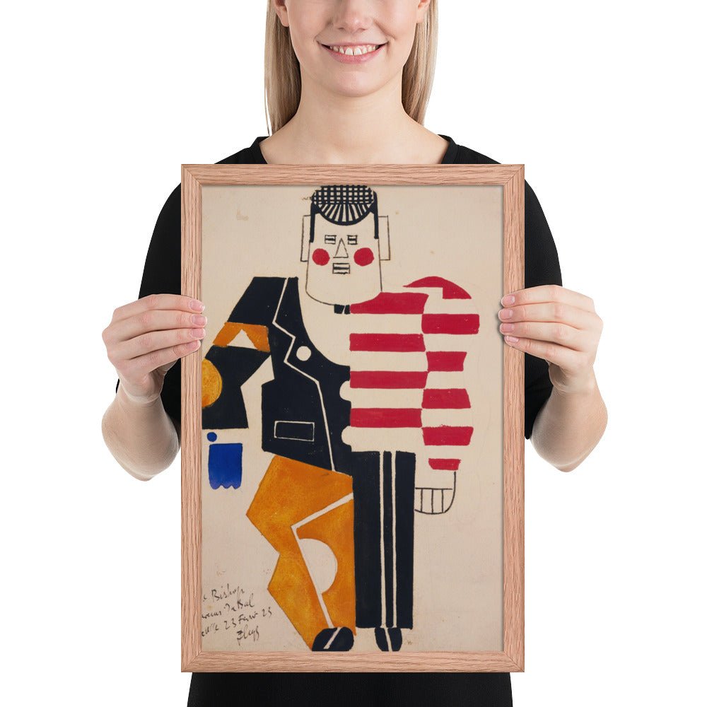 Skating Rink Design for Costume for the Ballet Suédois, Paris, 1922 by Fernand Léger, Framed poster