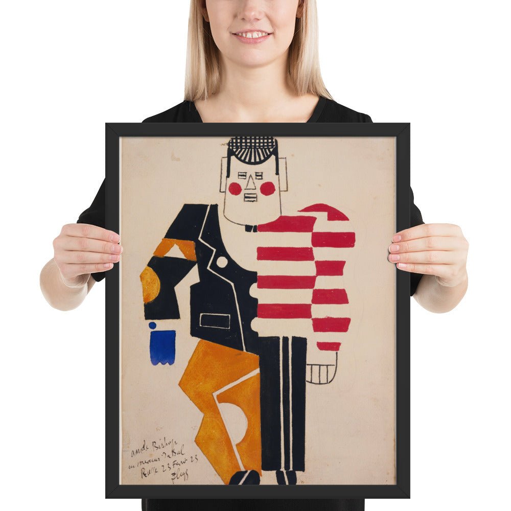 Skating Rink Design for Costume for the Ballet Suédois, Paris, 1922 by Fernand Léger, Framed poster
