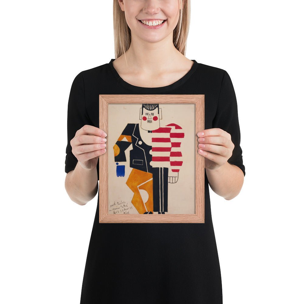 Skating Rink Design for Costume for the Ballet Suédois, Paris, 1922 by Fernand Léger, Framed poster