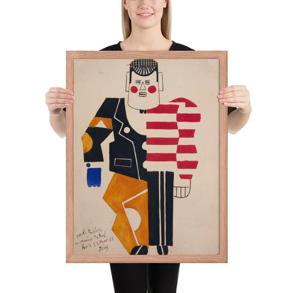 Skating Rink Design for Costume for the Ballet Suédois, Paris, 1922 by Fernand Léger, Framed poster
