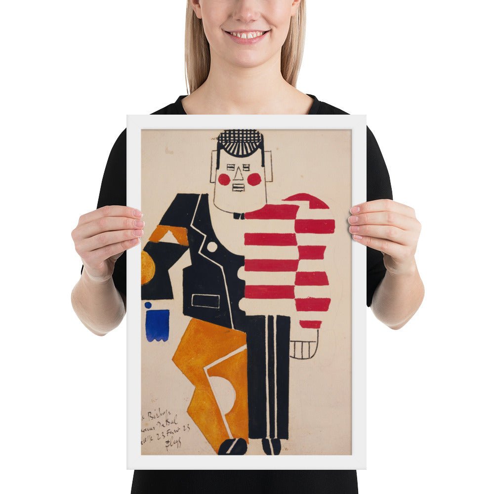 Skating Rink Design for Costume for the Ballet Suédois, Paris, 1922 by Fernand Léger, Framed poster