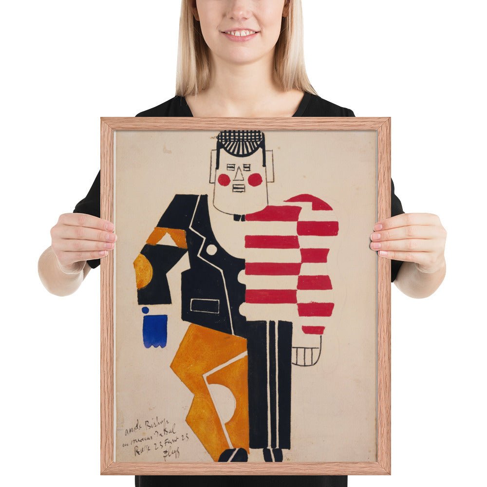 Skating Rink Design for Costume for the Ballet Suédois, Paris, 1922 by Fernand Léger, Framed poster