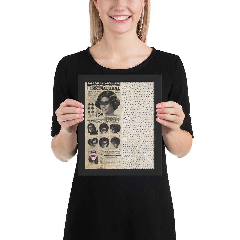 Skinatural by Ellen Gallagher, Framed poster