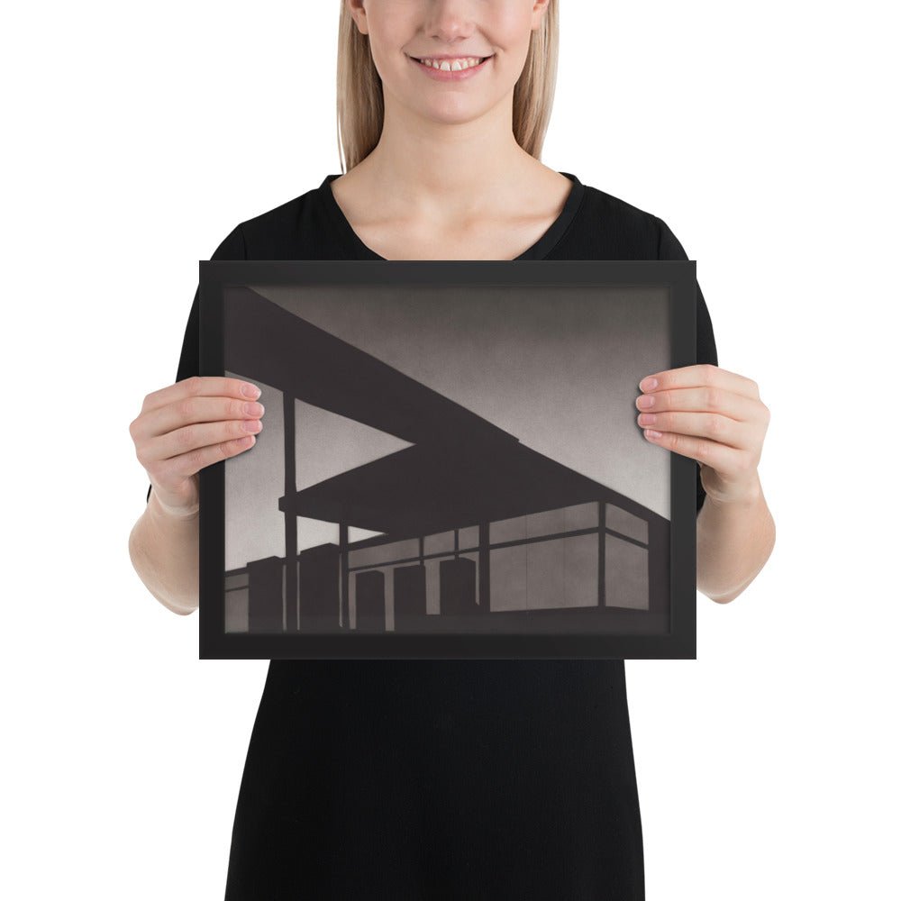 Smash by Edward Ruscha, Framed poster