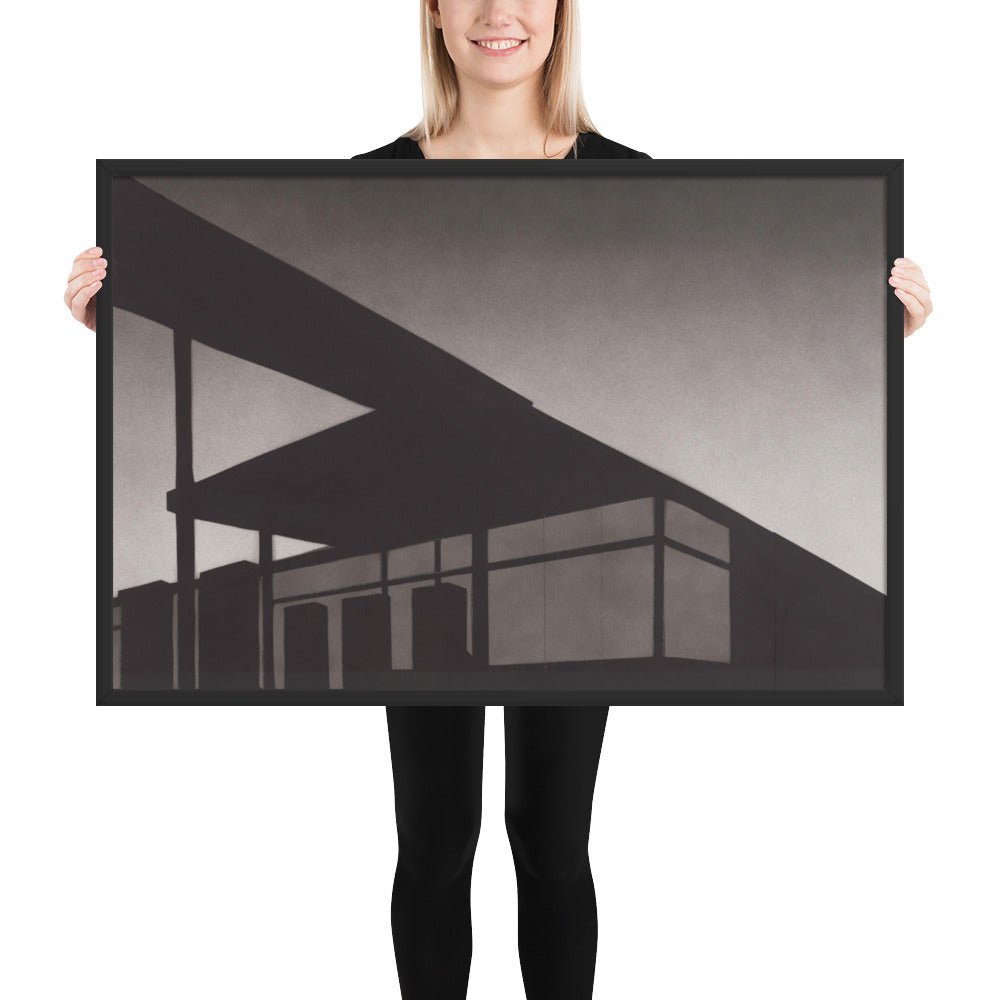 Smash by Edward Ruscha, Framed poster