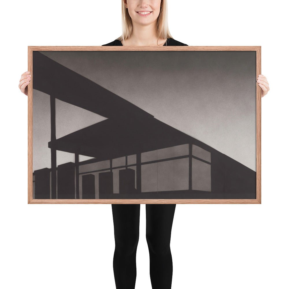 Smash by Edward Ruscha, Framed poster