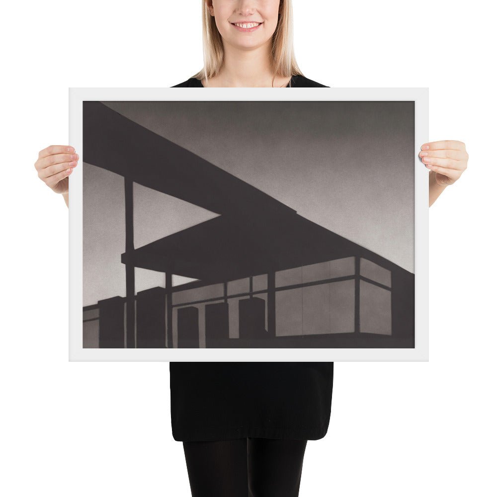 Smash by Edward Ruscha, Framed poster